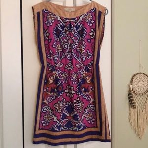 Patterned shift dress